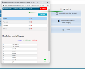 Aplicatie web evidenta firma de cursuri: evidenta grupe cursanti, contracte, facturi