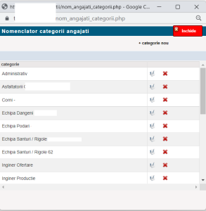 Aplicatie web pentru pontaj