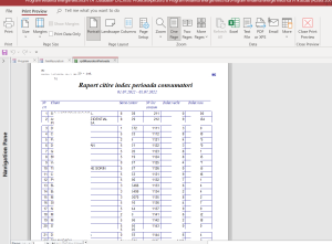 Program evidenta energie electrica, locuri consum, masuratori consum, generare si trimitere pe mail facturi