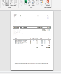 Program evidenta energie electrica, locuri consum, masuratori consum, generare si trimitere pe mail facturi