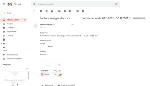 Program evidenta energie electrica, locuri consum, masuratori consum, generare si trimitere pe mail facturi