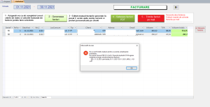 Program evidenta energie electrica, locuri consum, masuratori consum, generare si trimitere pe mail facturi